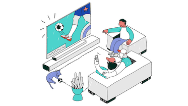 Streaming TV illustration