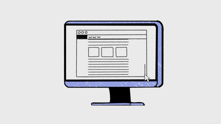 ウェブサイト、モニター