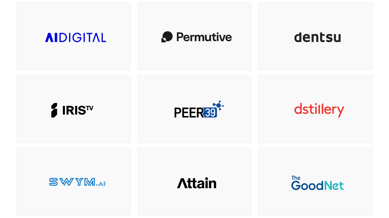 Marketplaces partner logo sampling