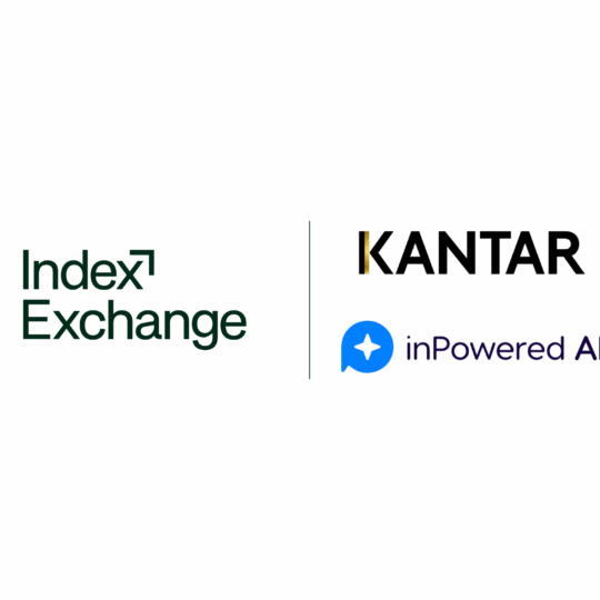 Index Exchange x Kantar x inPowered AI logos