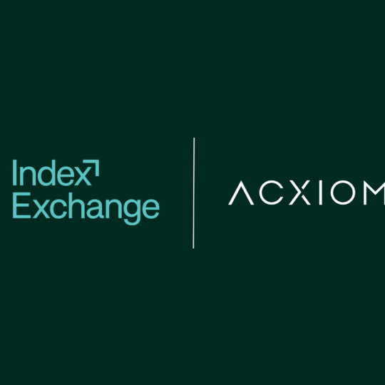 Index Exchange and Acxiom logos