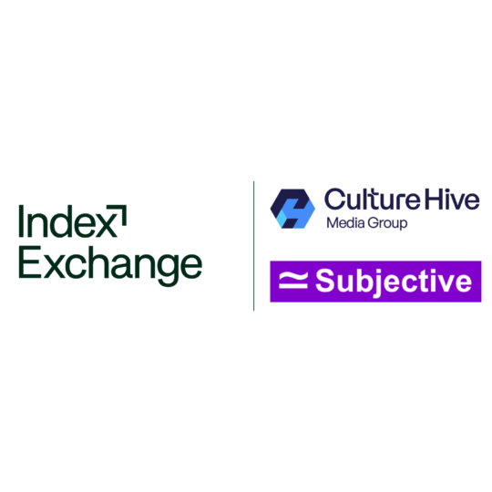 Index Exchange and Culture Hive and Subjective logos