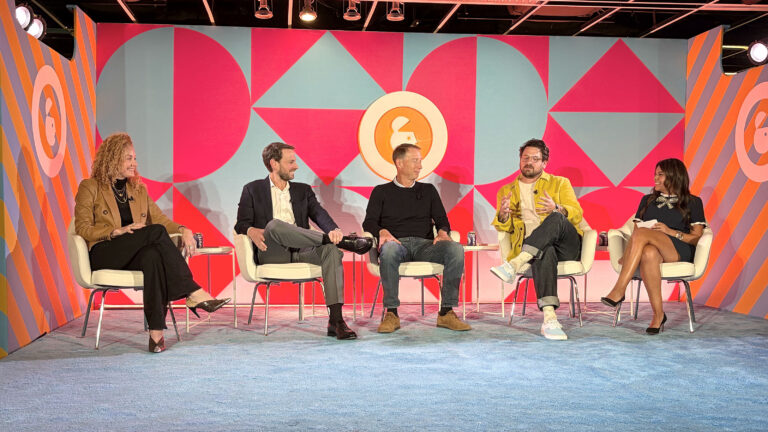Panel of speakers at Advertising Week NY