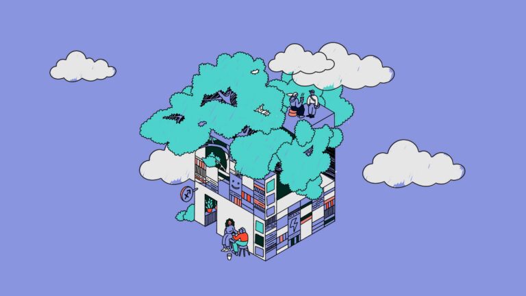 Cloud illustration for Chalice and Dentsu case study