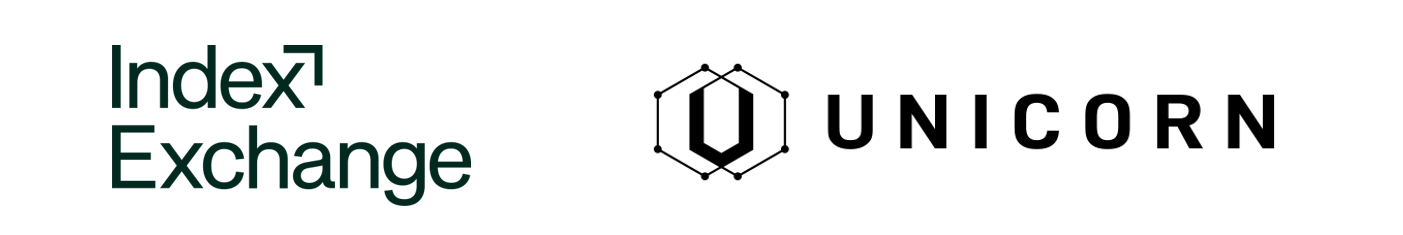 Index ExchangeとUnicornのロゴ